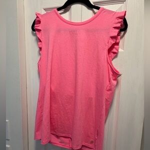 Lilly Pulitzer Braxton Ruffle Keyhole Tank
